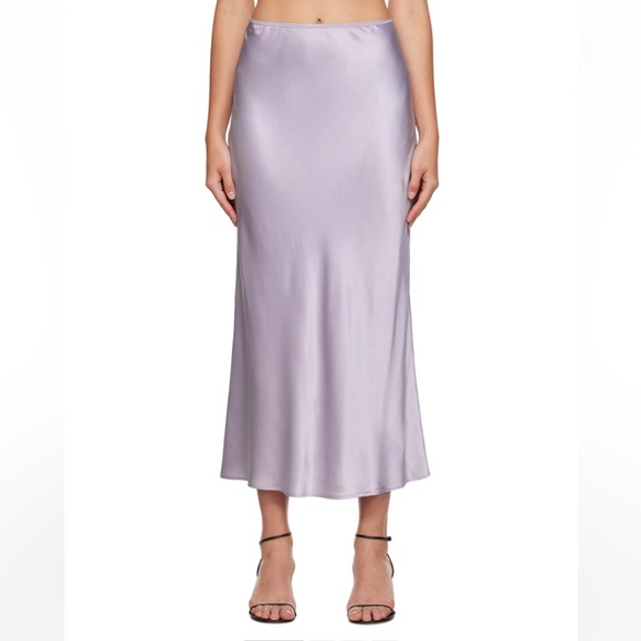 Reformation Satin Skirt - Picture 1 of 3